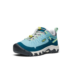 Big Kids' Targhee IV Waterproof Hiking Shoe Reef Waters/Daiquiri Green