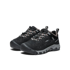 Big Kids' Targhee IV Waterproof Hiking Shoe Black/Steel Grey