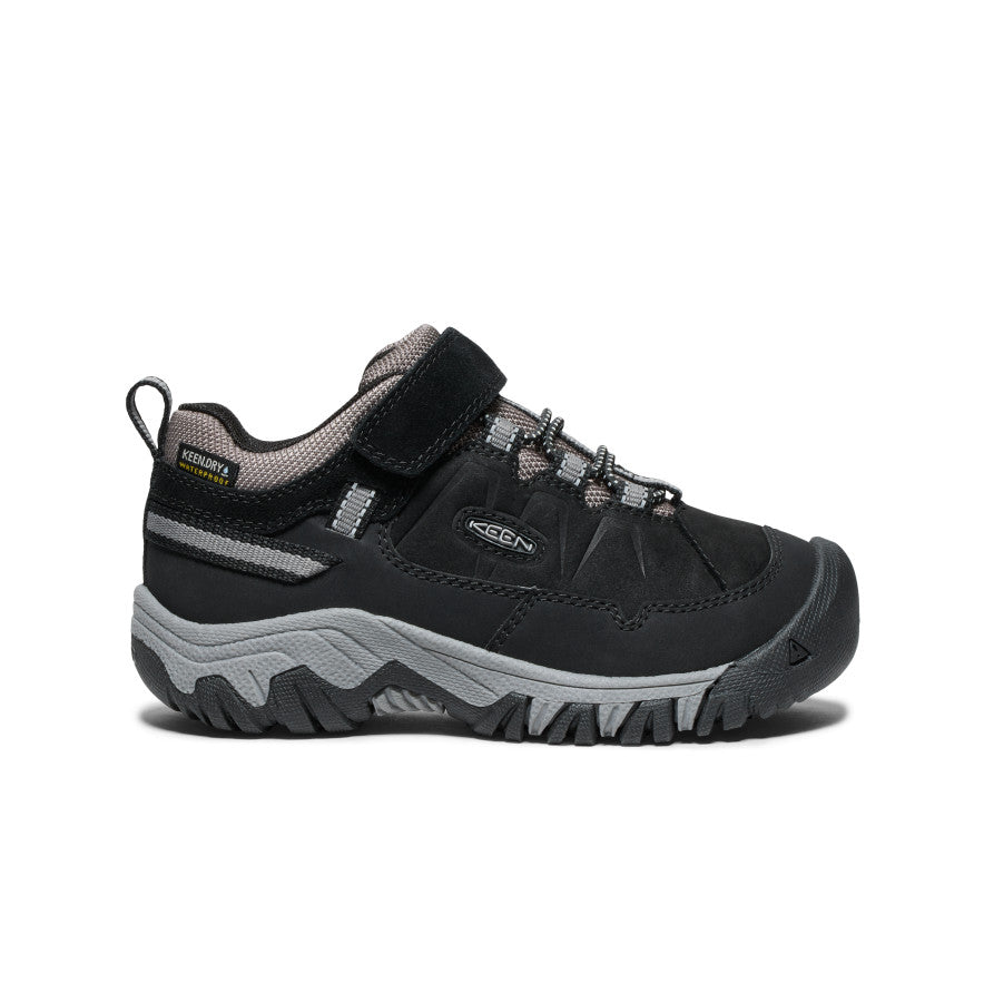 Little Kids' Targhee IV Waterproof Hiking Shoe Black/Steel Grey