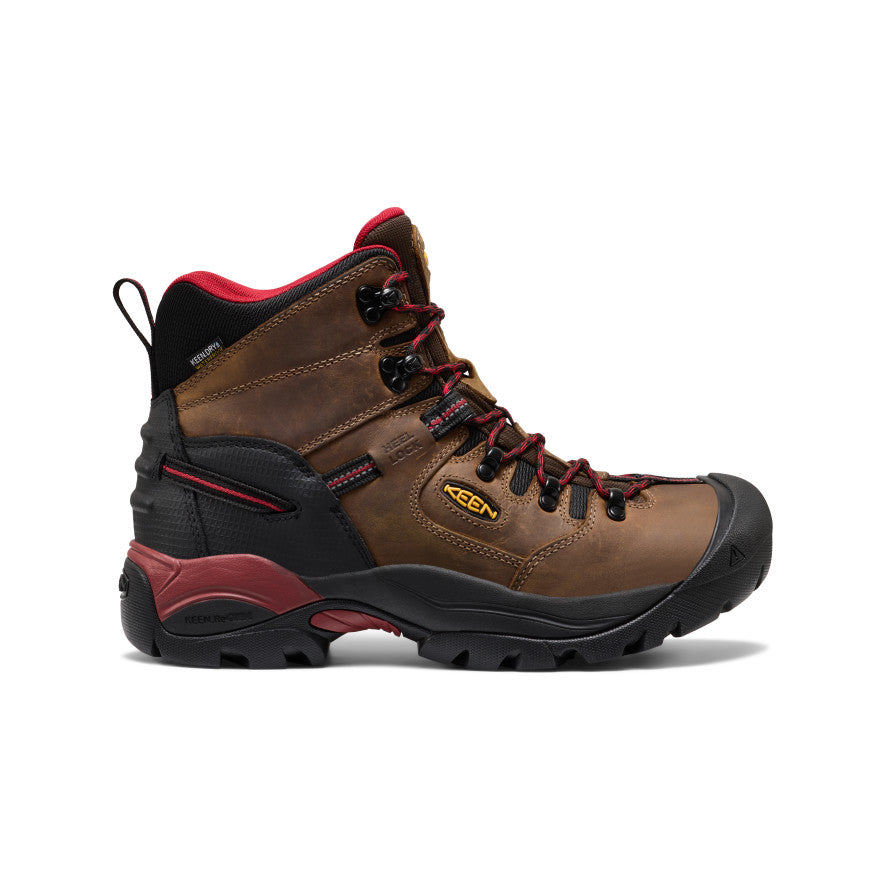 Men's Pittsburgh Energy 6" Waterproof Boot (Carbon Toe) Bison/Black