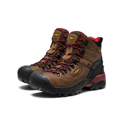 Men's Pittsburgh Energy 6" Waterproof Boot (Carbon Toe) Bison/Black