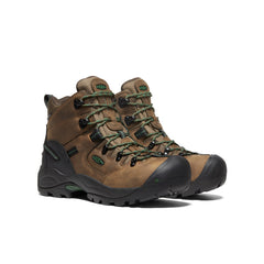 Men's Pittsburgh Energy 6" Waterproof Boot (Carbon Toe) Cascade Brown/Greener Pastures