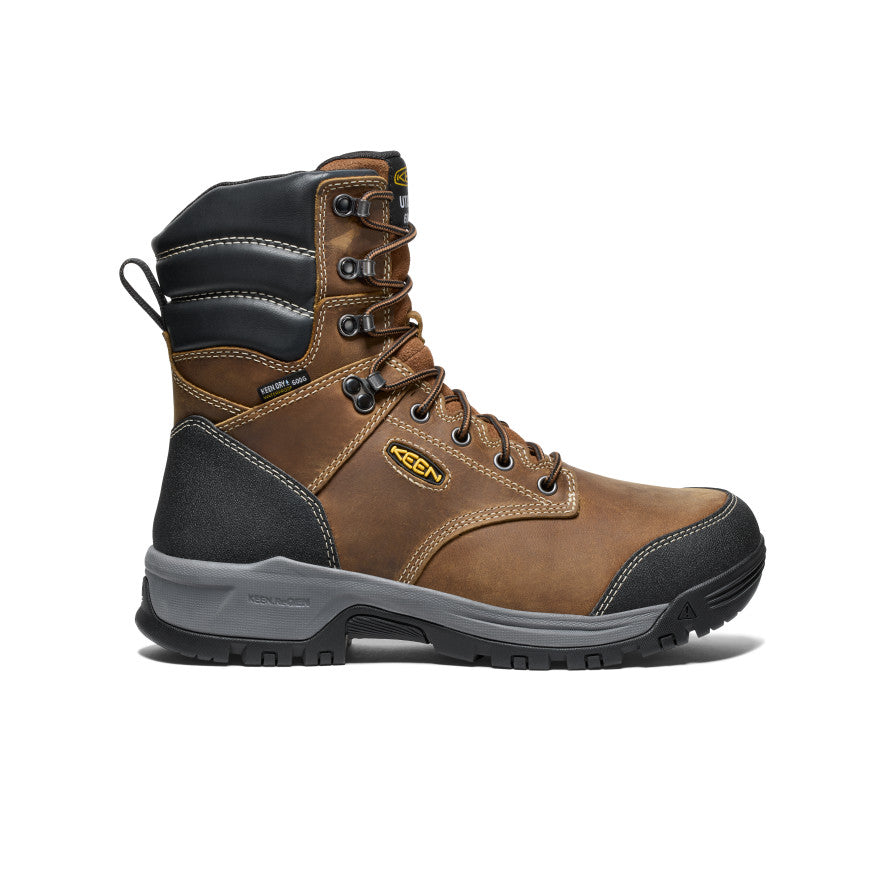 Men's Evanston 8" Insulated Waterproof Boot (Soft Toe) Bison/Black