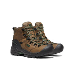 Men's Pittsburgh Energy 6" Waterproof Boot (Soft Toe) Cascade Brown/Greener Pastures