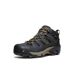 Men's Lansing Mid Waterproof (Steel Toe) Raven/Tawny Olive
