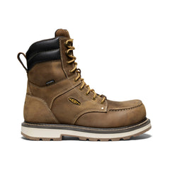 Men's Cincinnati 8" Waterproof 90° Heel Boot (Carbon Toe) Belgian/Sandshell