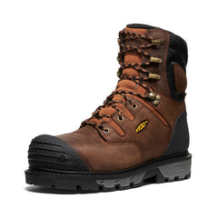 Men's Camden 8" Insulated Waterproof Boot (Carbon Toe) Leather Brown/Black