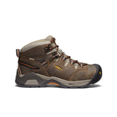 Men's Detroit XT Waterproof Boot (Soft Toe) Black Olive/Leather Brown