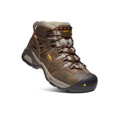 Men's Detroit XT Waterproof Boot (Soft Toe) Black Olive/Leather Brown
