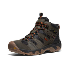 Men's Headout Waterproof Hiking Boot Black Olive/Fossil Orange