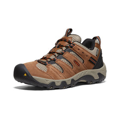 Men's Headout Waterproof Hiking Shoe Bison/Fossil Orange