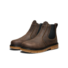 Men's San Jose Chelsea 90° Heel Boot (Aluminum Toe) Cascade Brown/Gum