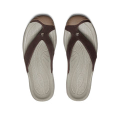 Men's Waimea Leather Flip-Flop Java/Plaza Taupe