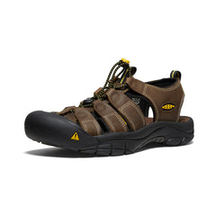 Men's Newport Leather Sandal Wide Bison