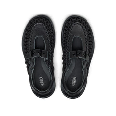 All Gender UNEEK PLT Mary Jane Sneaker Black Smooth Lea