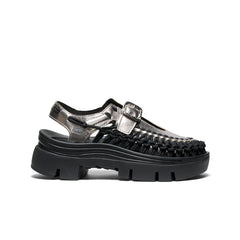 All Gender UNEEK PLT Mary Jane Sneaker Silver/Black