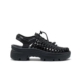 All Gender UNEEK PLT Sneaker Black Smooth Lea