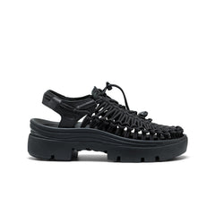 All Gender UNEEK PLT Sneaker Black Smooth Lea