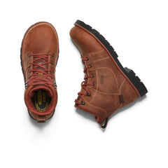 Women's Seattle 6" Waterproof Boot (Aluminum Toe) Gingerbread/Black