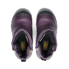 Little Kids' Puffrider Waterproof Winter Boot Black Plum/Daiquiri Green