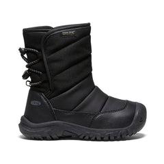 Little Kids' Puffrider Waterproof Winter Boot Black/Steel Grey