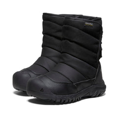 Little Kids' Puffrider Waterproof Winter Boot Black/Steel Grey