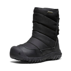 Little Kids' Puffrider Waterproof Winter Boot Black/Steel Grey