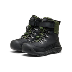 Little Kids' Kanibou Waterproof Winter Boot Black/Bronze Green