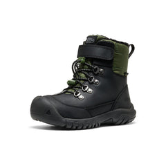 Little Kids' Kanibou Waterproof Winter Boot Black/Bronze Green