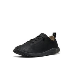Big Kids' KNX Leather Sneaker Triple Black