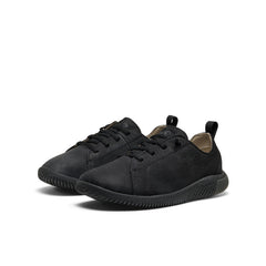 Big Kids' KNX Leather Sneaker Triple Black