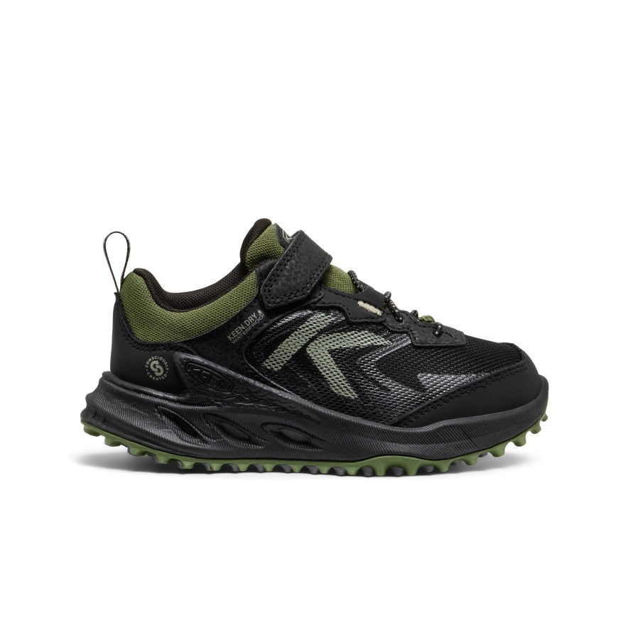 Little Kids' Zionic Waterproof Shoe Black/Bronze Green