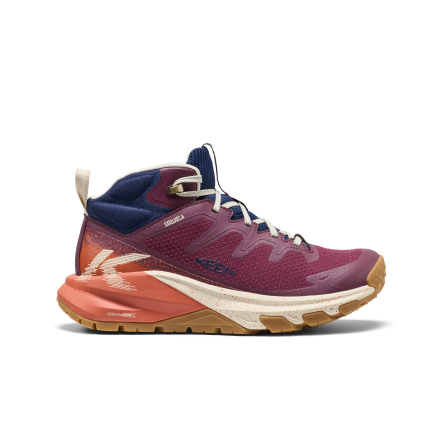 Women's Targhee Apex Waterproof Hiking Boot Fig/Burnt Brick
