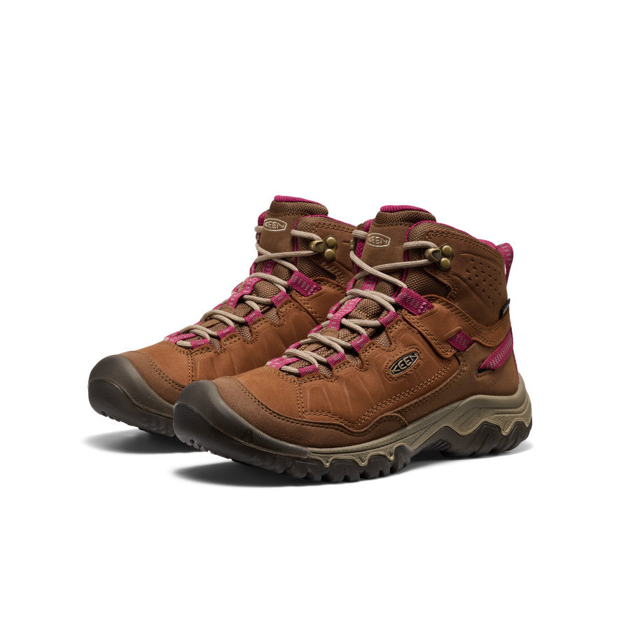 Women's Targhee IV Waterproof Hiking Boot Bison/Beaujolais