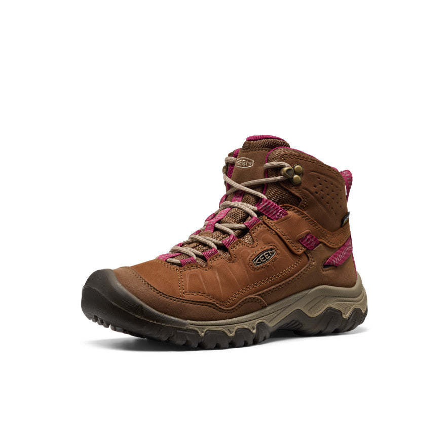 Women's Targhee IV Waterproof Hiking Boot Bison/Beaujolais