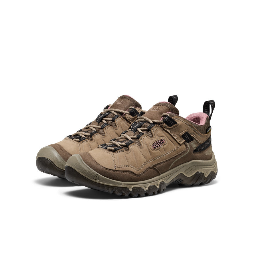 Women's Targhee IV Waterproof Hiking Shoe Brindle/Nostalgia Rose