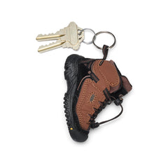 Targhee IV Hiker Keychain Dark Brown