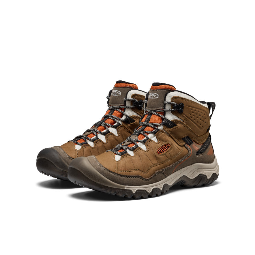 Men's Targhee IV Waterproof Hiking Boot Coyote/Gold Flame