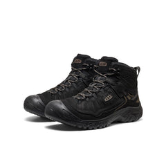 Men's Targhee IV Wide Waterproof Hiking Boot Triple Black
