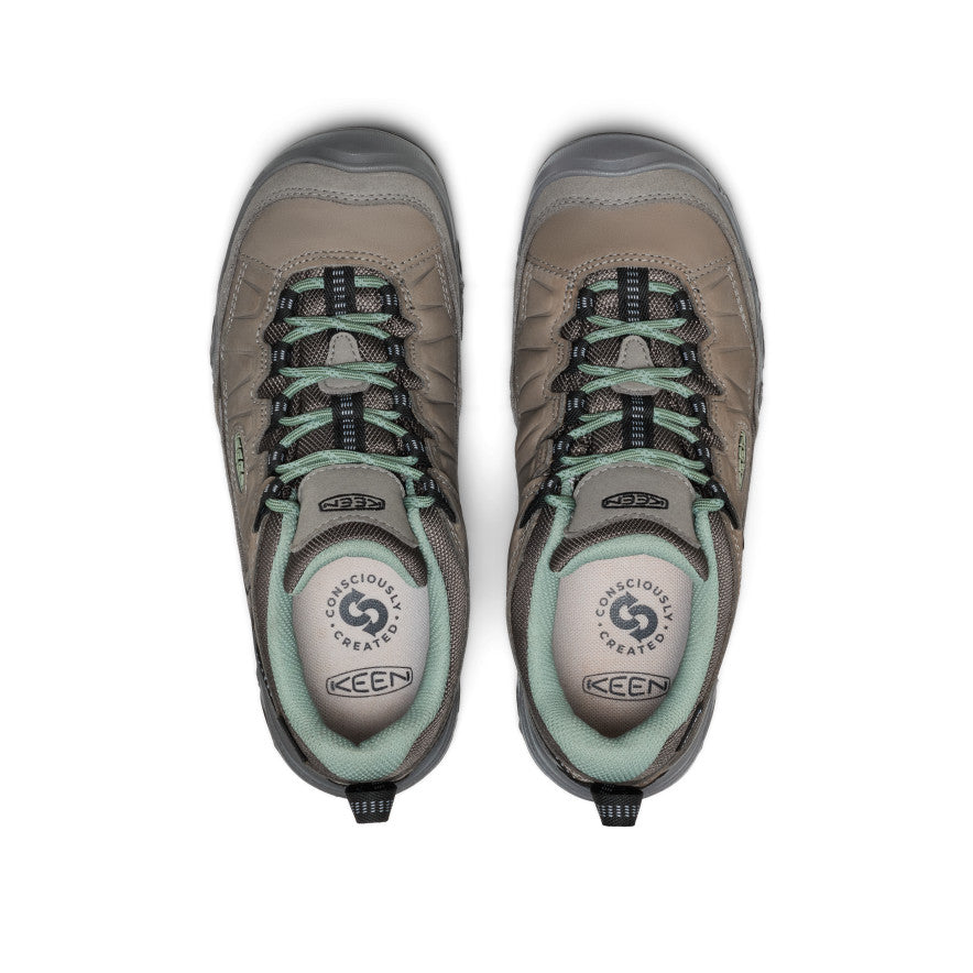 Women's Targhee IV Waterproof Hiking Shoe Steel Grey/Lily Pad