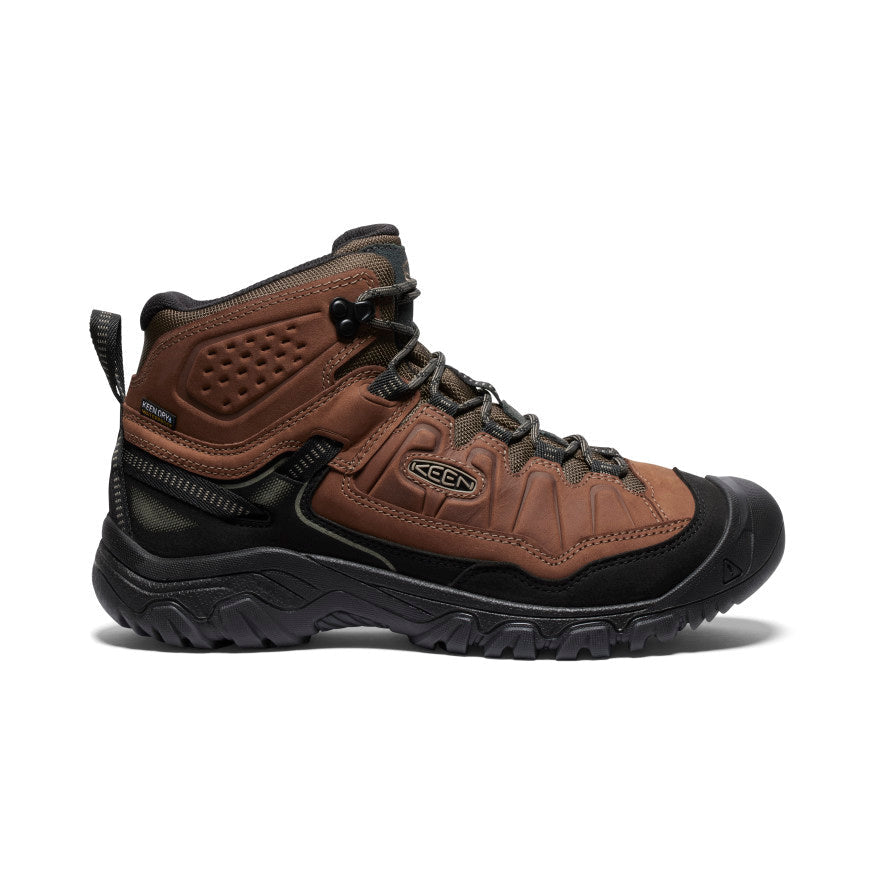 Men's Targhee IV Wide Waterproof Hiking Boot Bison/Black