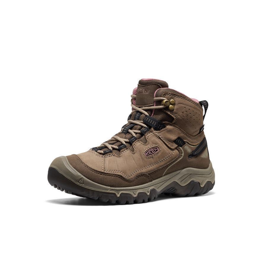 Women's Targhee IV Waterproof Hiking Boot Brindle/Nostalgia Rose