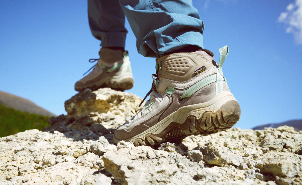 Women's Targhee IV Waterproof Hiking Boot Alloy/Granite Green