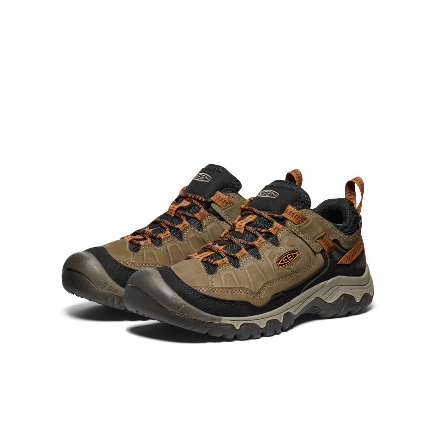 Men's Targhee IV Wide Waterproof Hiking Shoe Sea Turtle/Roasted Pecan