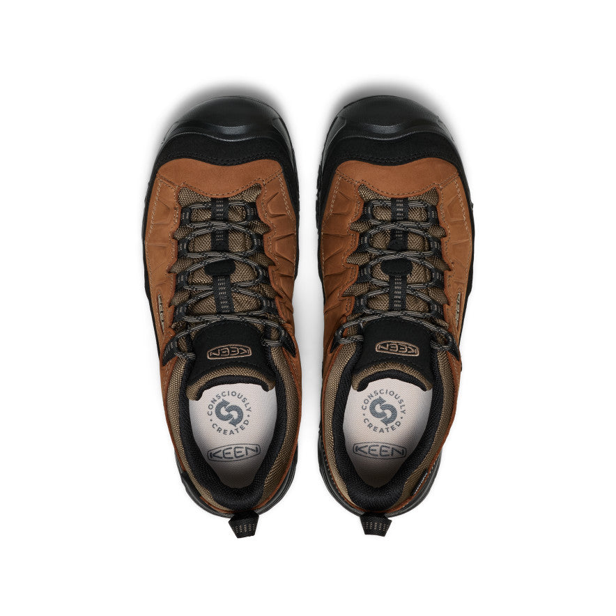 Men's Targhee IV Wide Waterproof Hiking Shoe Bison/Black