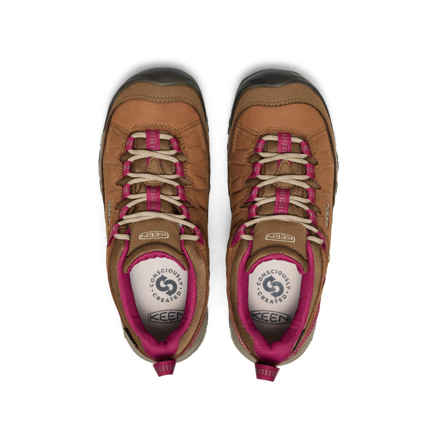 Women's Targhee IV Waterproof Hiking Shoe Bison/Beaujolais