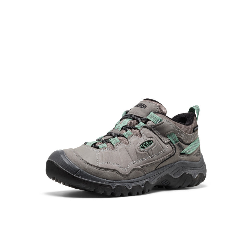 Women's Targhee IV Wide Waterproof Hiking Shoe Alloy/Granite Green