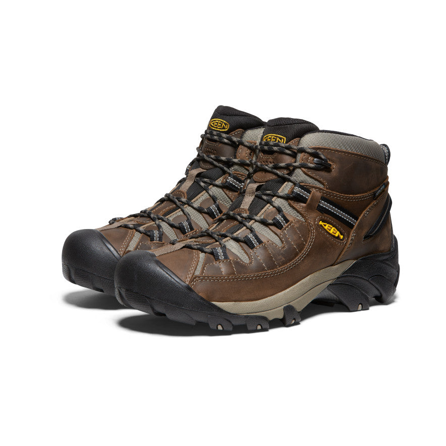 Men's Targhee II Mid Waterproof Hiking Boots Shitake/Brindle