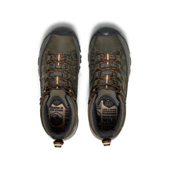 Men's Targhee III Waterproof Mid Wide Black Olive/Golden Brown
