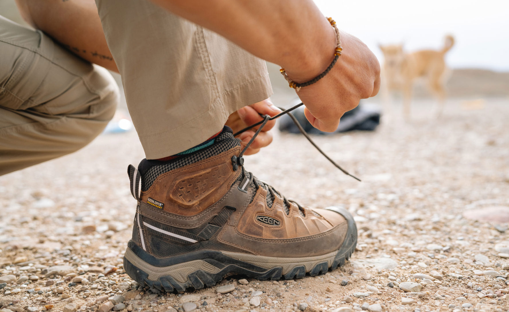 Men's Targhee III Waterproof Mid Bungee Cord/Black